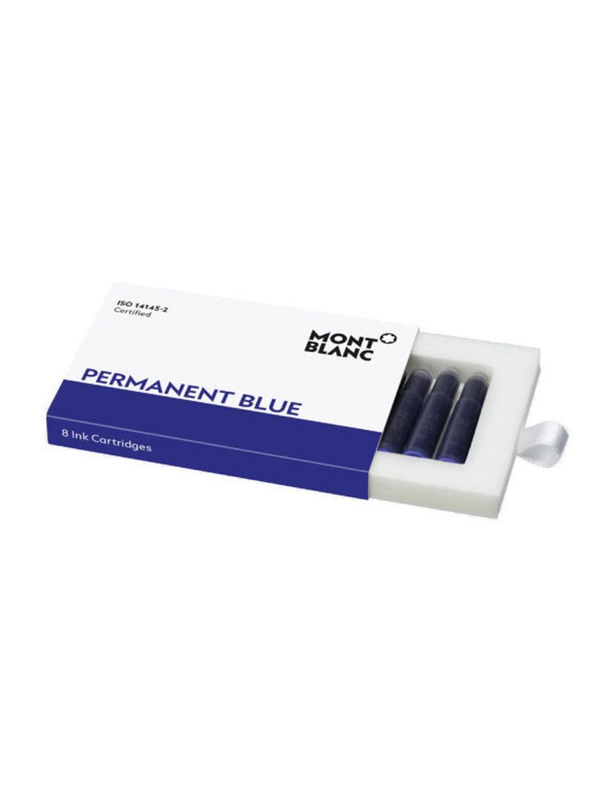 Montblanc Permanent Blue Kartuş 128208