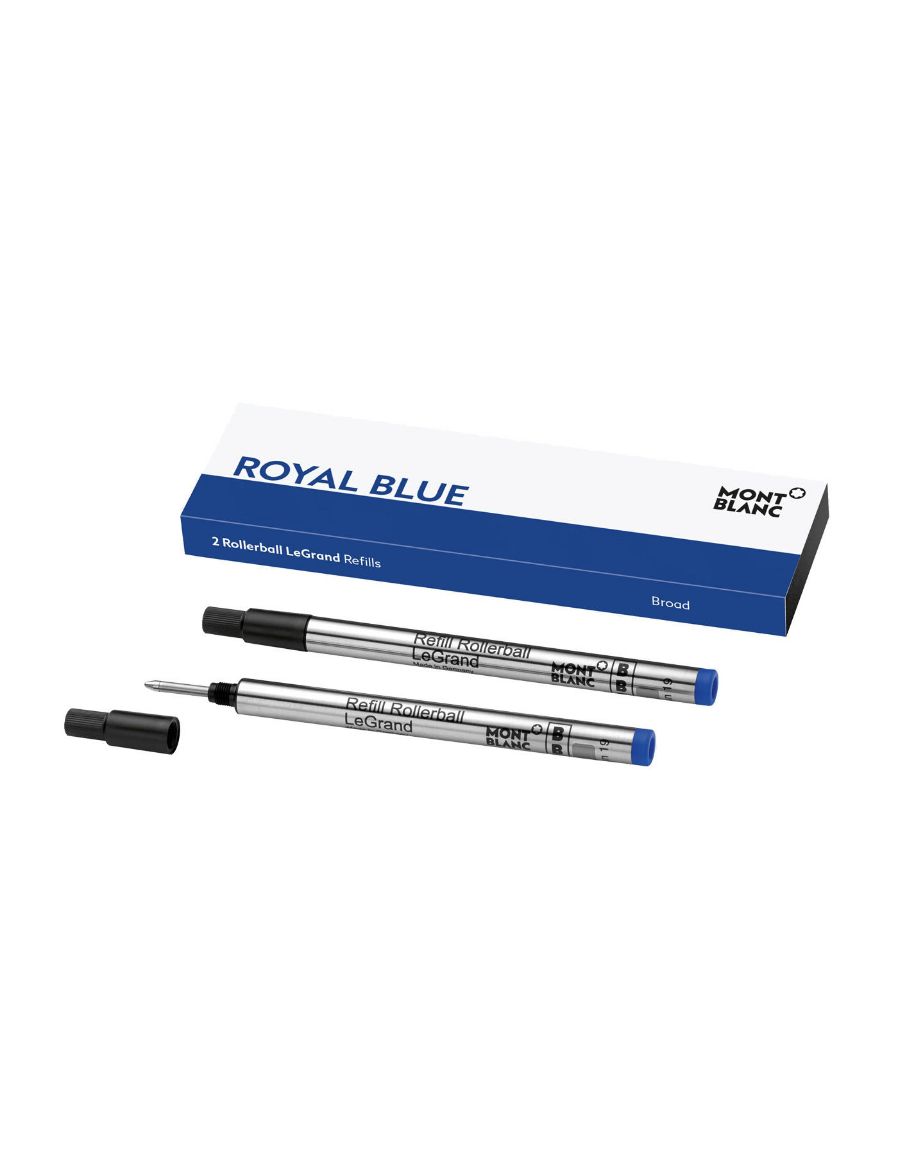 Montblanc 2 Rollerball LeGrand Kalem Yedeği Broad, Royal Blue 128229