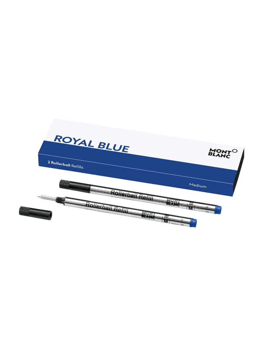 Montblanc 2 Rollerball Kalem Yedeği Medium, Royal Blue 128233