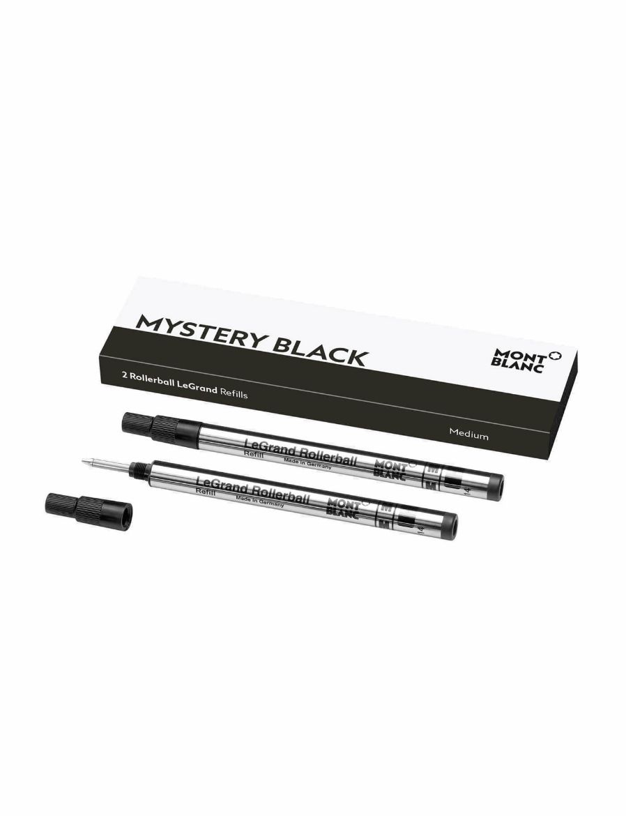 Montblanc 2 Rollerball LeGrand Kalem Yedeği Medium Mystery Black 128225
