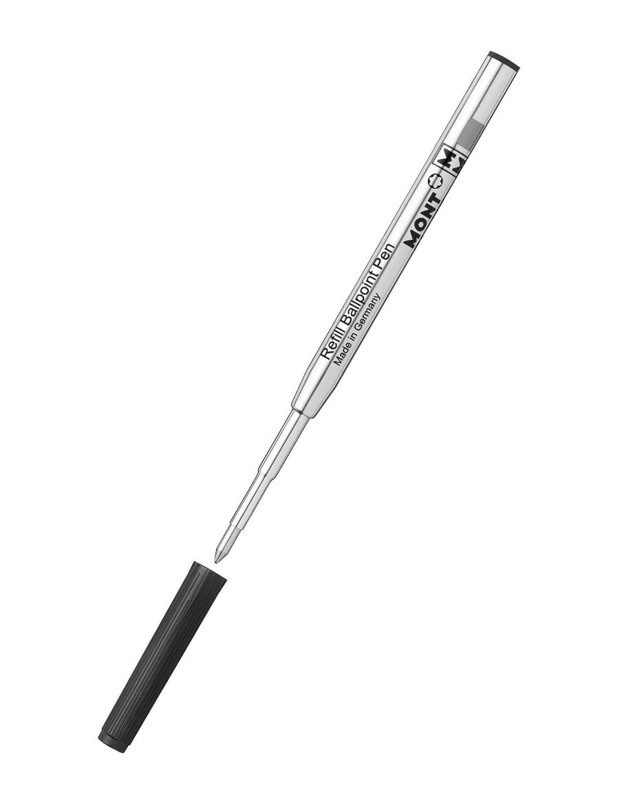 Montblanc 2 Tükenmez Kalem Yedeği Medium, Mystery Black 128211