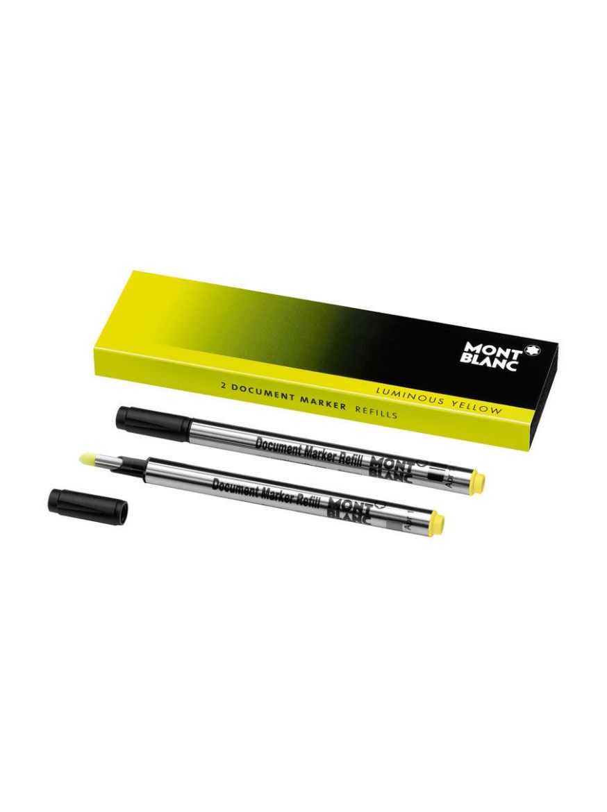 Montblanc 2 Document Marker Kalem Yedeği Luminous Yellow 105168