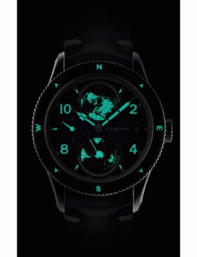 Montblanc 1858 Geosphere Erkek Kol Saat 125565