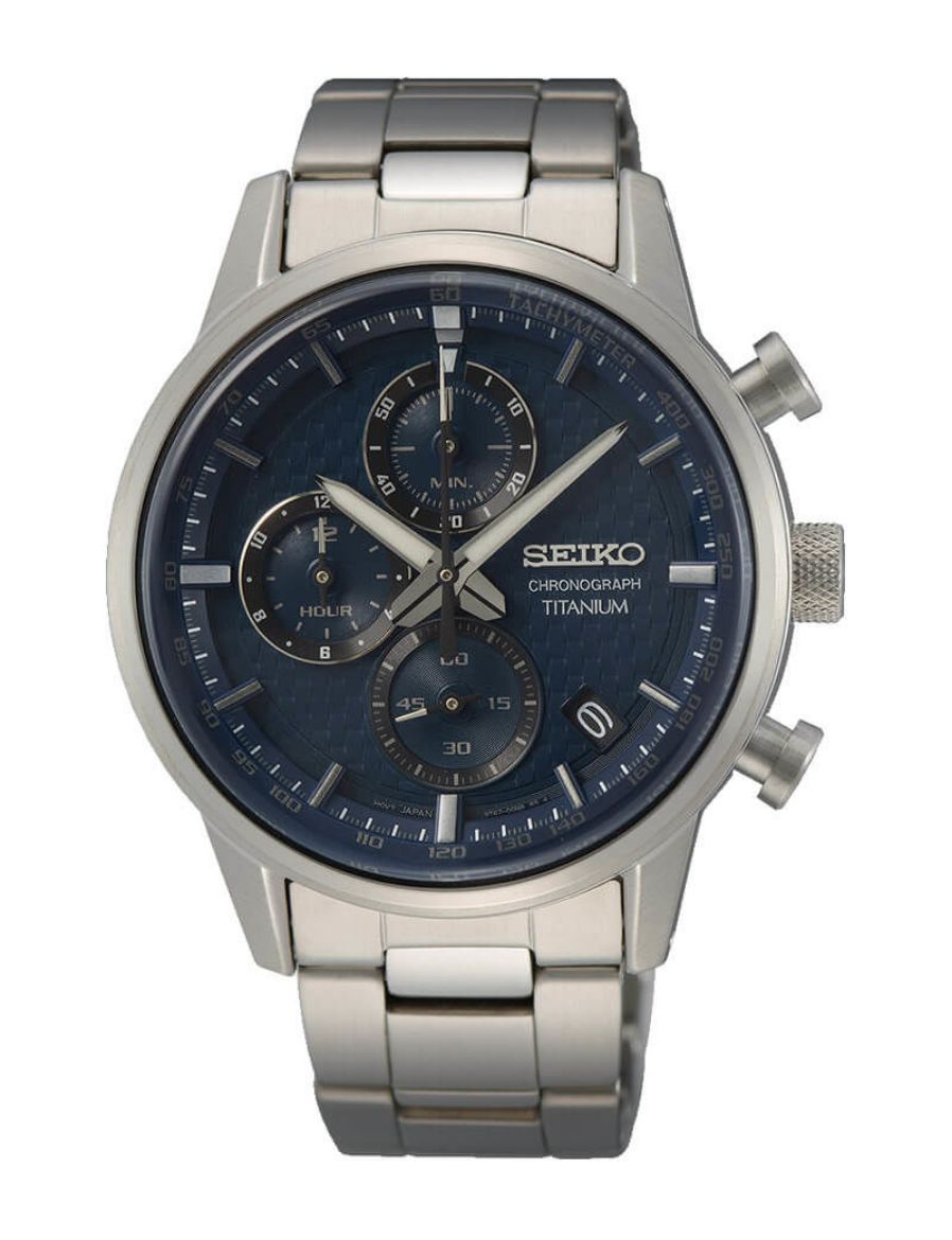 Seiko Titanium Chronograph Quartz SSB387P1