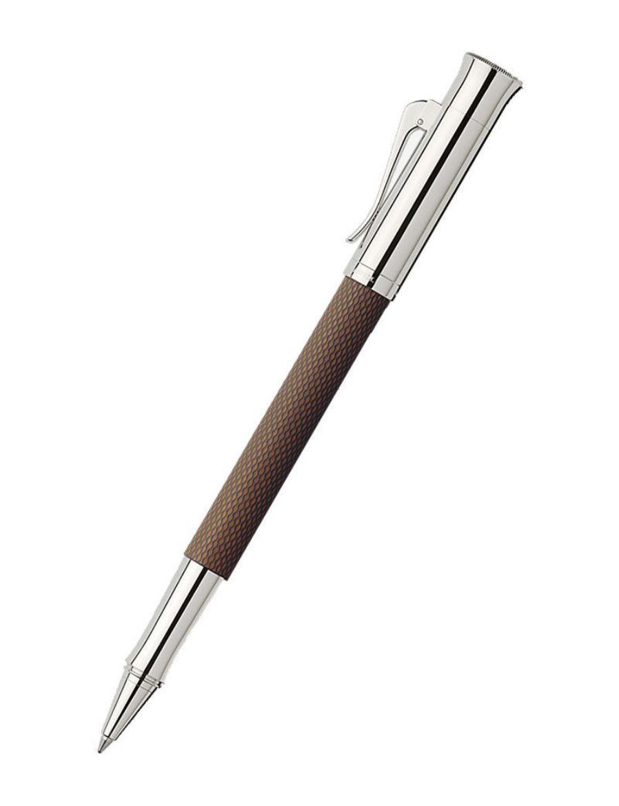 Graf von Faber-Castell Guilloche Cognac Roller Kalem 146515
