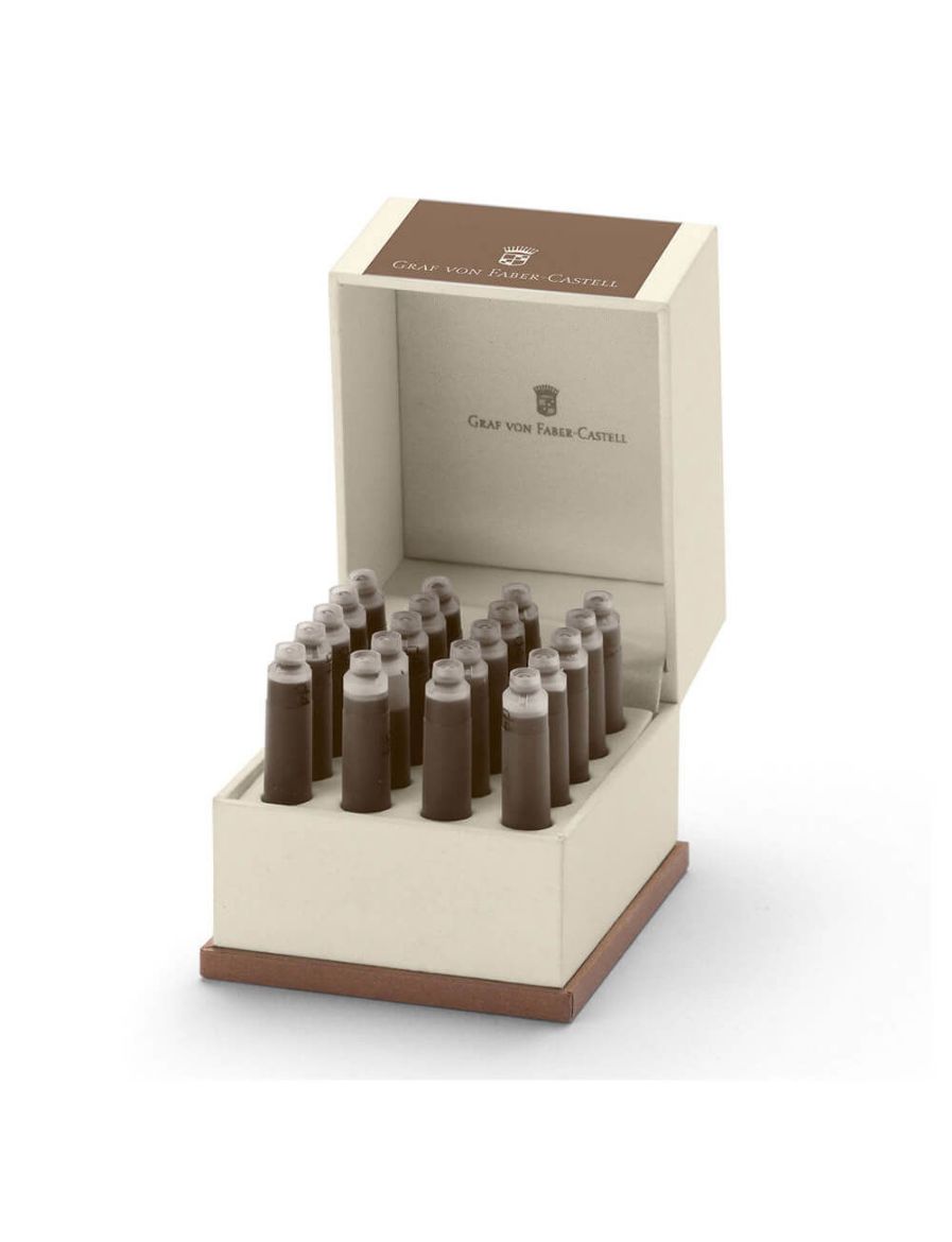 Graf von Faber-Castell Kartuş Fındık Kahve - 20 Adet 141132