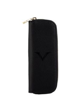 Visconti Deri Kalem Kılıfı 2'li Siyah KL06-01