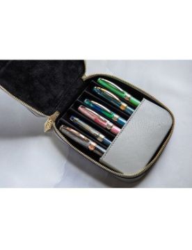 Visconti Deri Kalem Kılıfı 6'lı Gri KL09-03