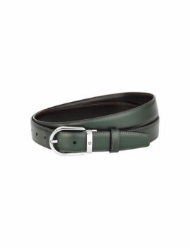 Montblanc Horseshoe Buckle 30 mm Reversible Deri Kemer 128753