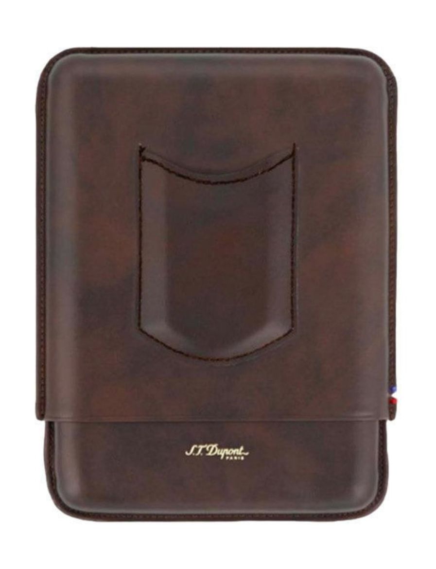 S.T. Dupont Kahverengi Deri Puro Kılıfı 183143