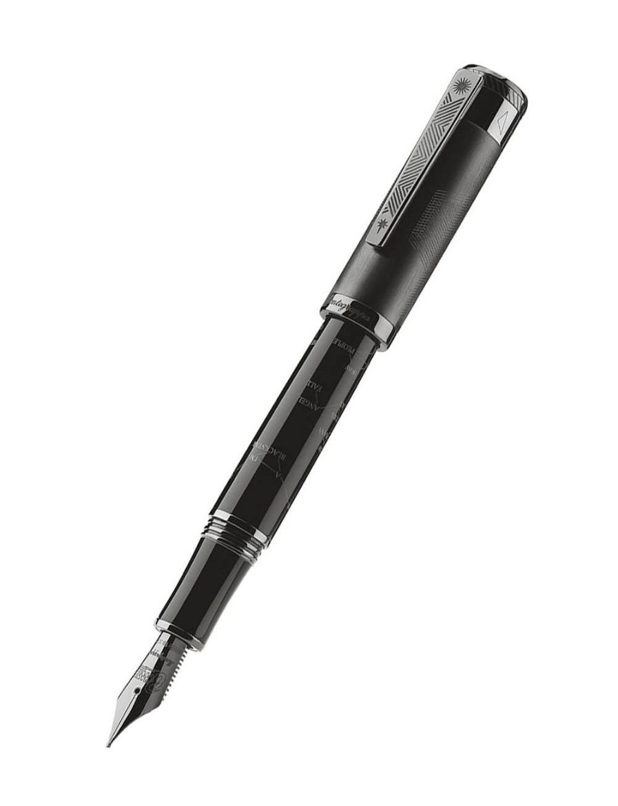 Montegrappa David Bowie Blackstar Dolma Kalem, Medium ISDBN3BC