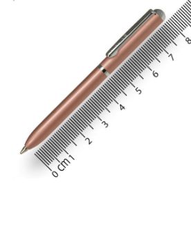 Online Mini Portemonnaie Rosegold Tükenmez Kalem 43021/3D