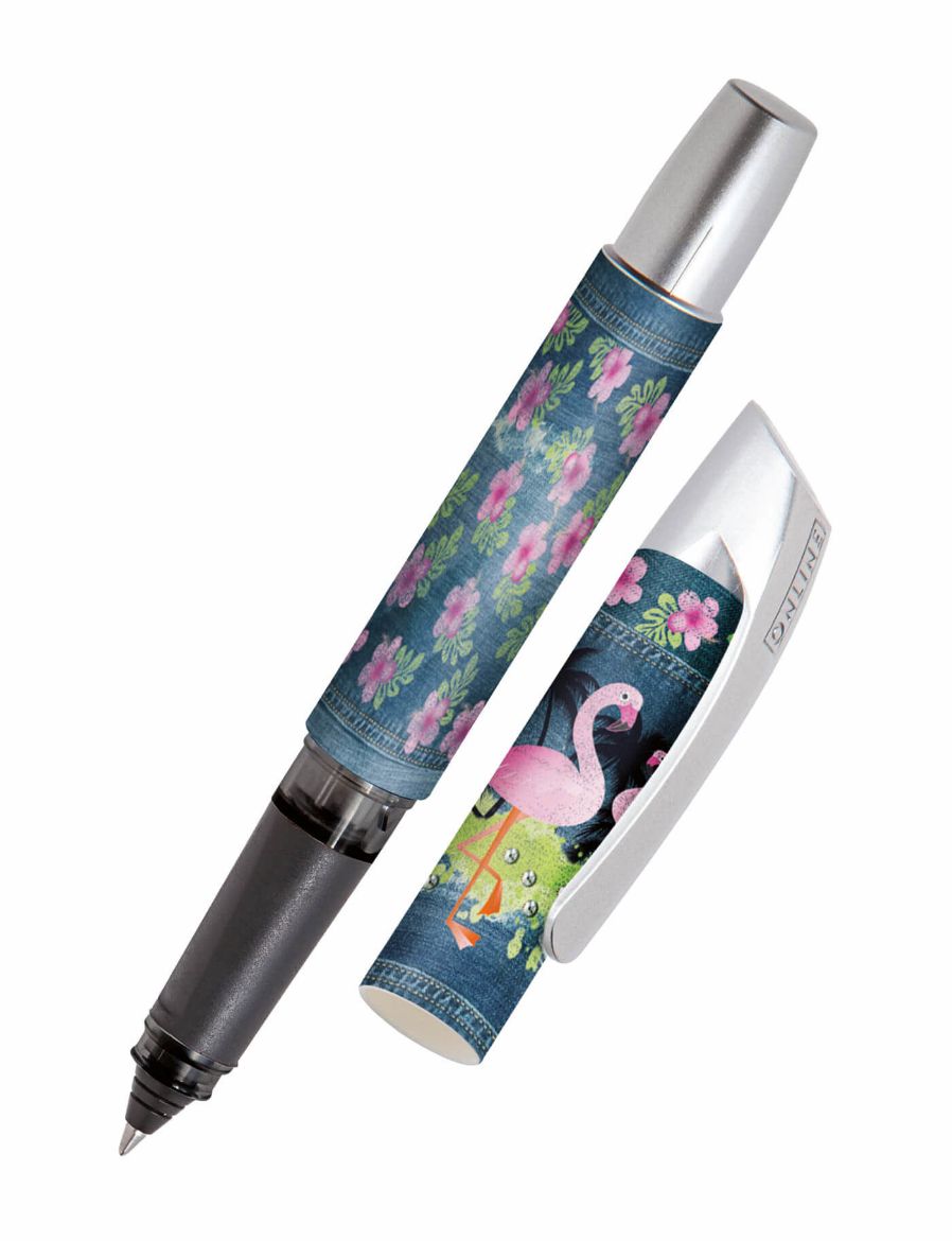 Online Campus II Denim Flamingo Rollerball Kalem 61166/3D