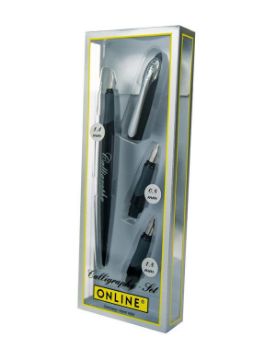 Online Air Calligraphy Set Siyah Dolma Kalem 10016