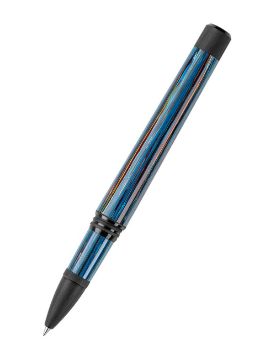 Montegrappa Zero Zodiac Libra Roller Kalem, Ultra Siyah IP Çelik ISZEZRIC_B8