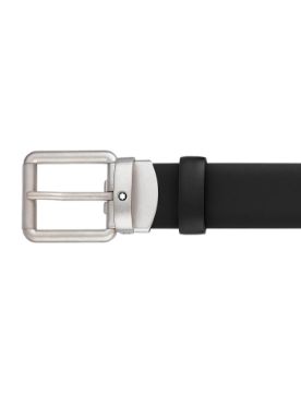 Montblanc Siyah 30 mm Deri Kemer 129453