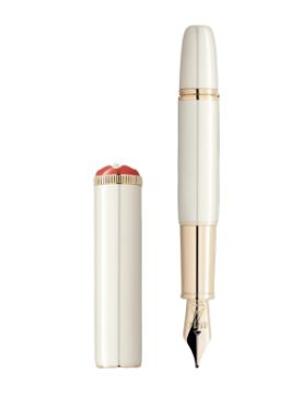 Montblanc Heritage Rouge Et Noir "Baby" Special Edition Ivory-Coloured Dolma Kalem M 128121