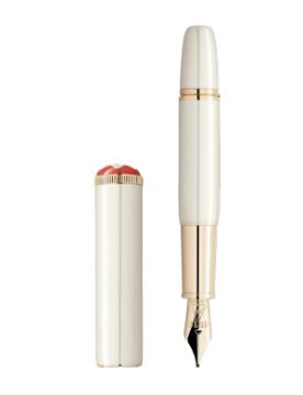 Montblanc Heritage Rouge Et Noir "Baby" Special Edition Ivory-Coloured Dolma Kalem F 128120