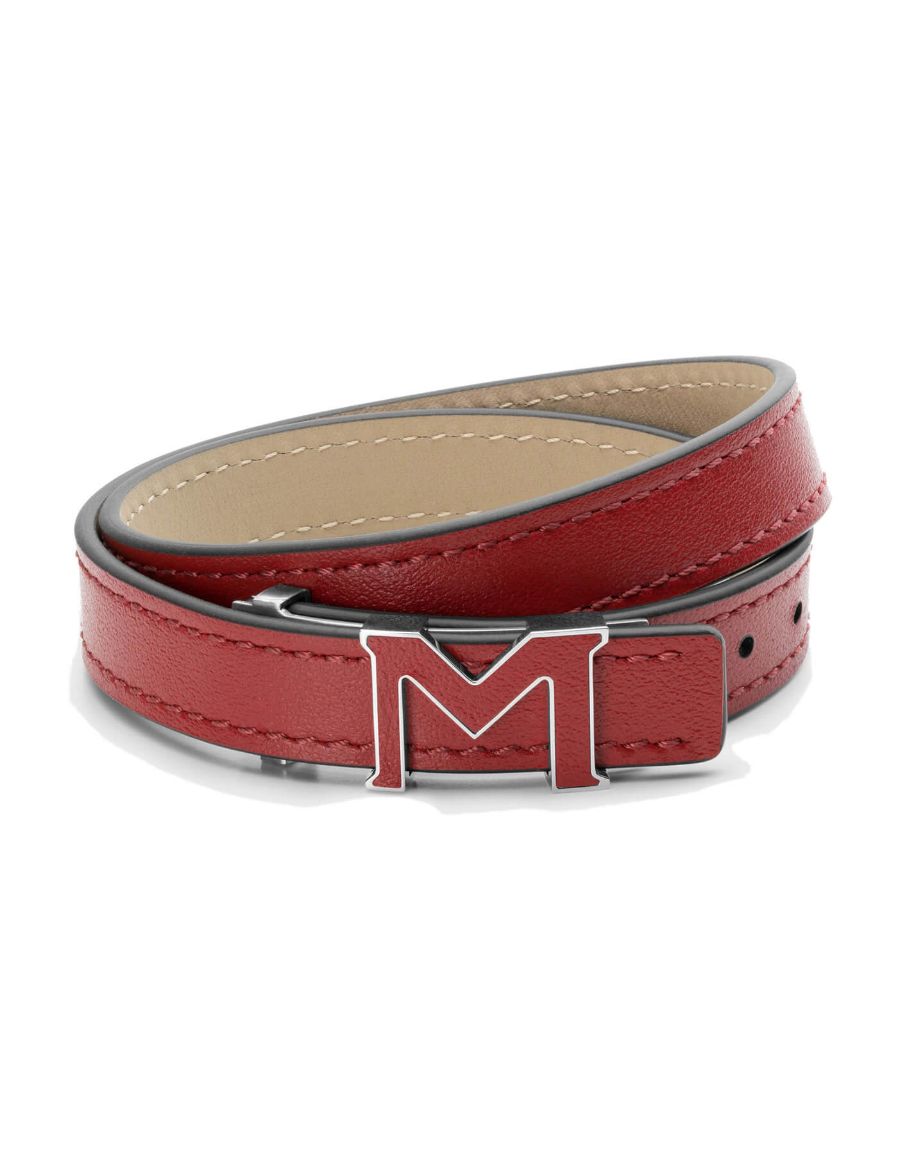 Montblanc M Logolu Kırmızı Bileklik 129501