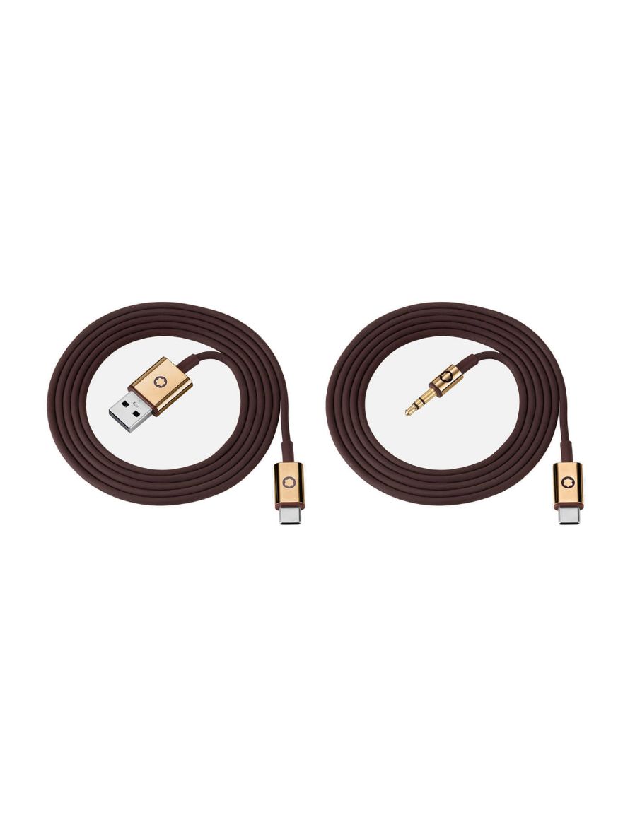 Montblanc Mb 01 Kulaklıklar Kahverengi Kablo Seti 127825