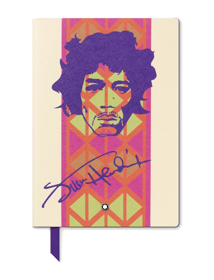 Montblanc Notebook #146 Küçük, Great Characters Jimi Hendrix, White 129469