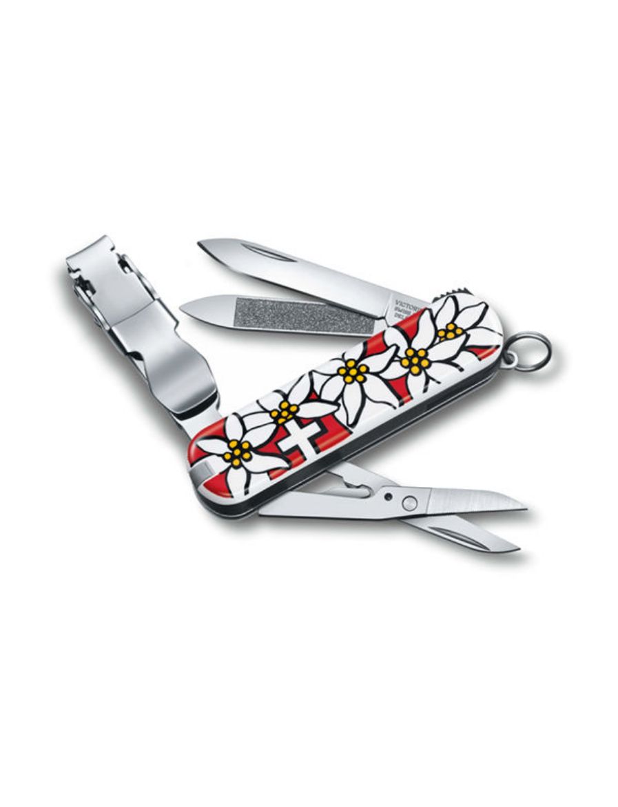Victorinox Nailclip 580 Edelweiss Desenli Tırnak Makaslı Çakı VT 0.6463.840