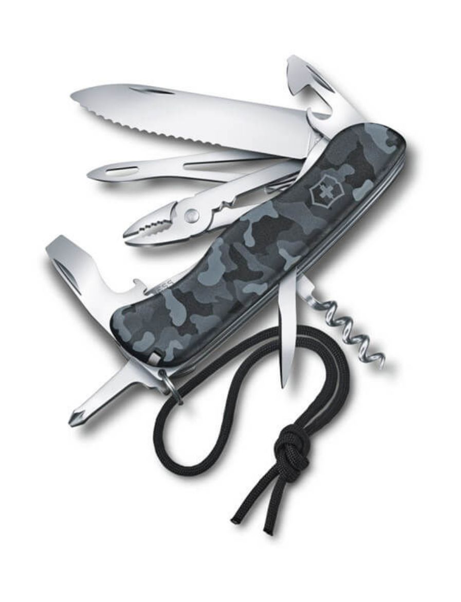 Victorinox Skipper Lacivert Kamuflaj Çakı VT 0.8593.W942