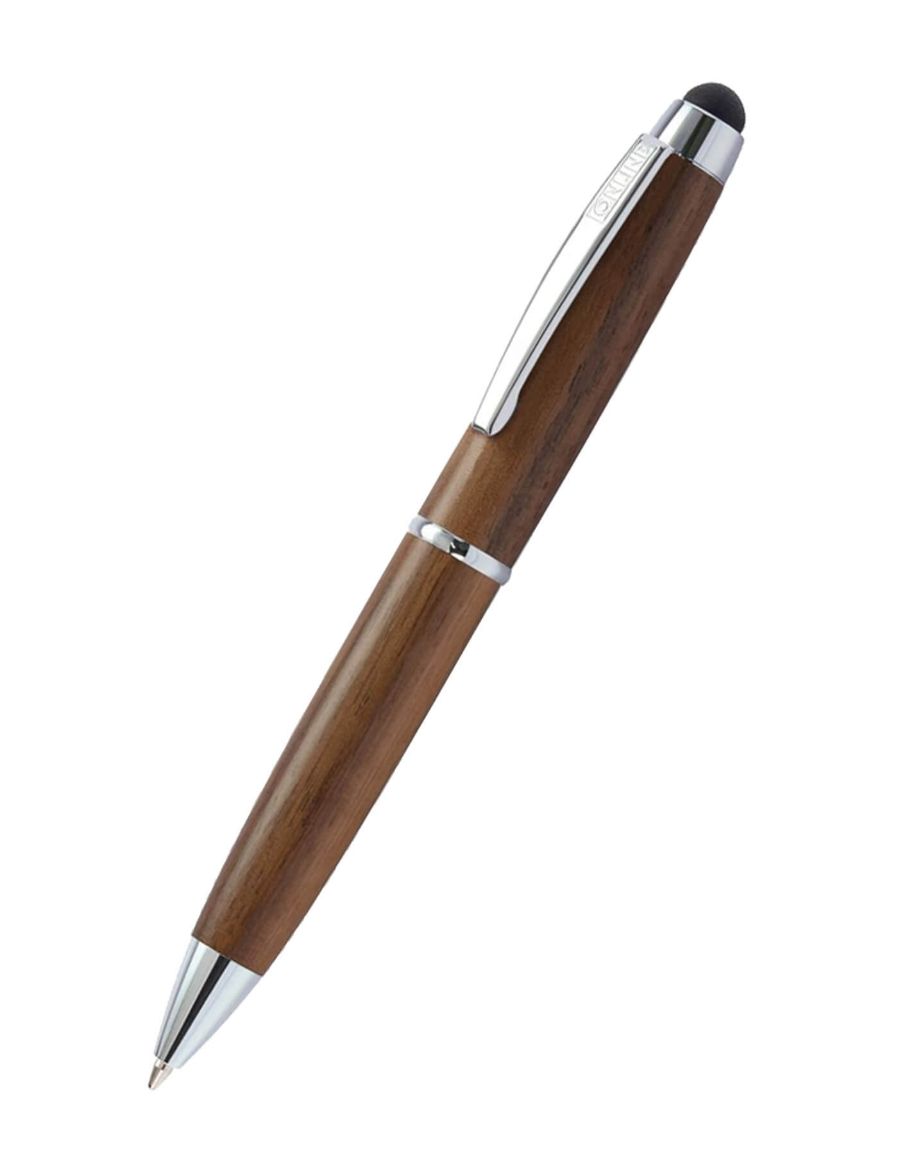 Online Mini Wood Stylus Walnut Tükenmez Kalem 32016/3D