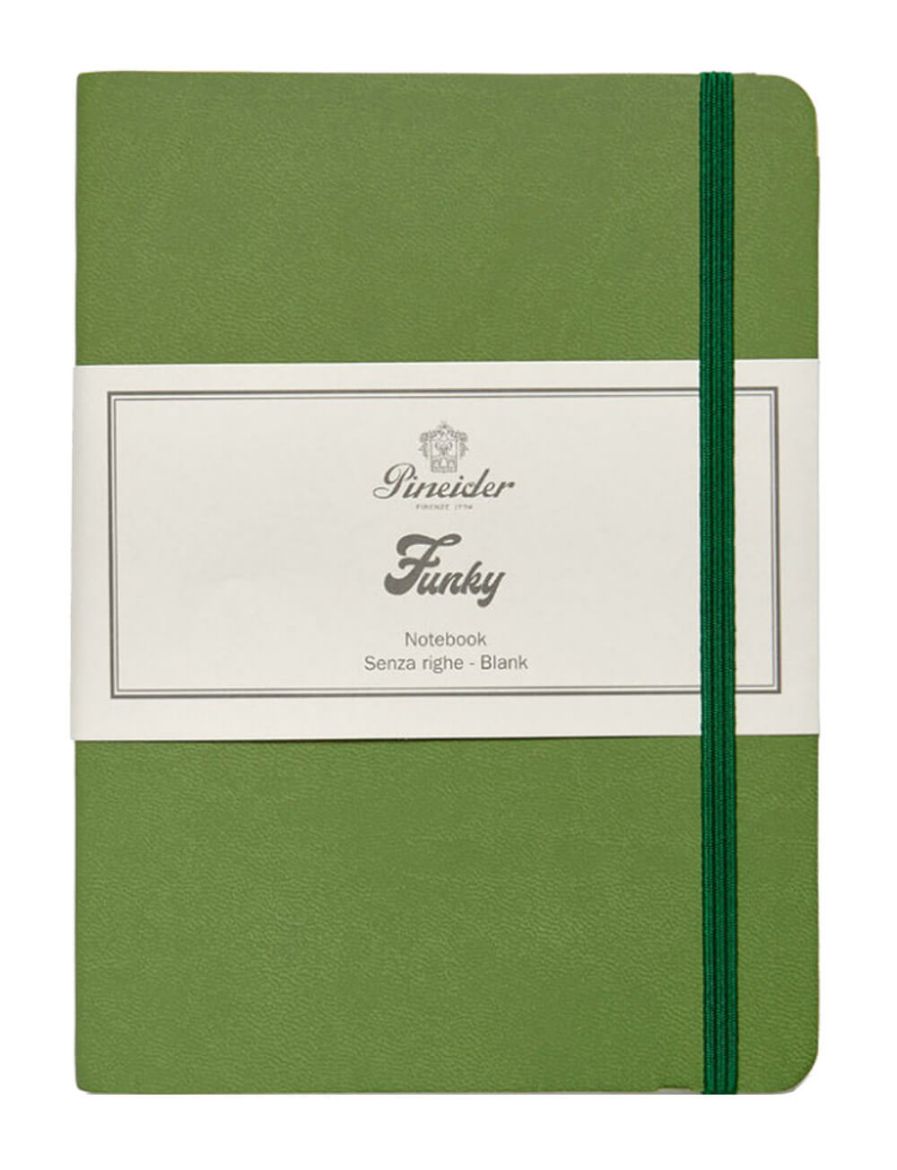 Pineider Defter Funky 12x16,5 cm LeafYeşil CNLL003S617 