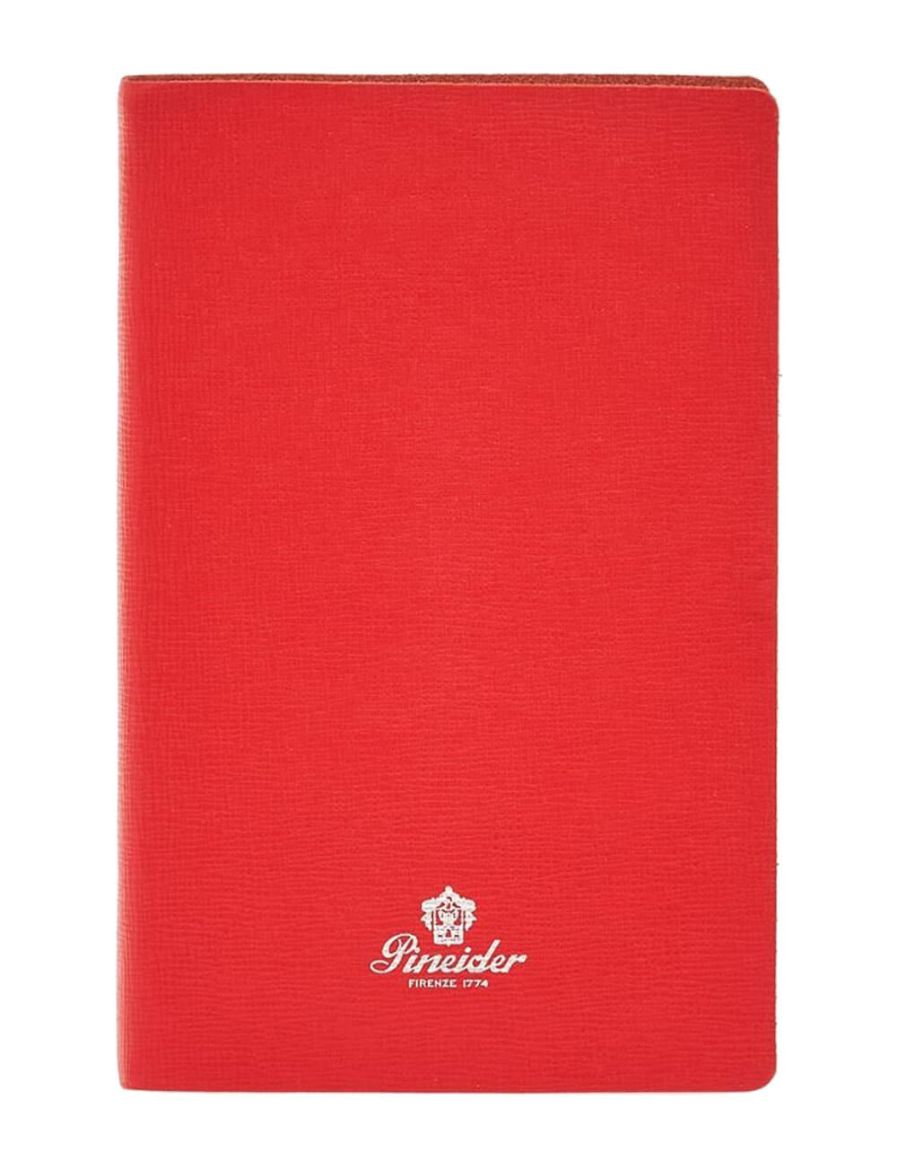 Pineider Defter Milano 9x14 96F 80G Rosso Fu Silver CNS1S099106601 