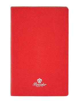 Pineider Defter Milano 9x14 96F 80G Rosso Fu Silver CNS1S099106601 