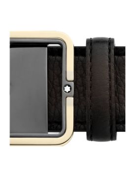 Montblanc Kahverengi 35 mm Deri Kemer 131190