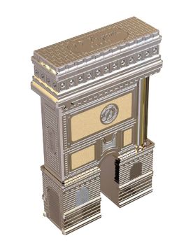 S.T. Dupont Loves Paris Limited Edition Set Lighter W Eiffel Tower 16347