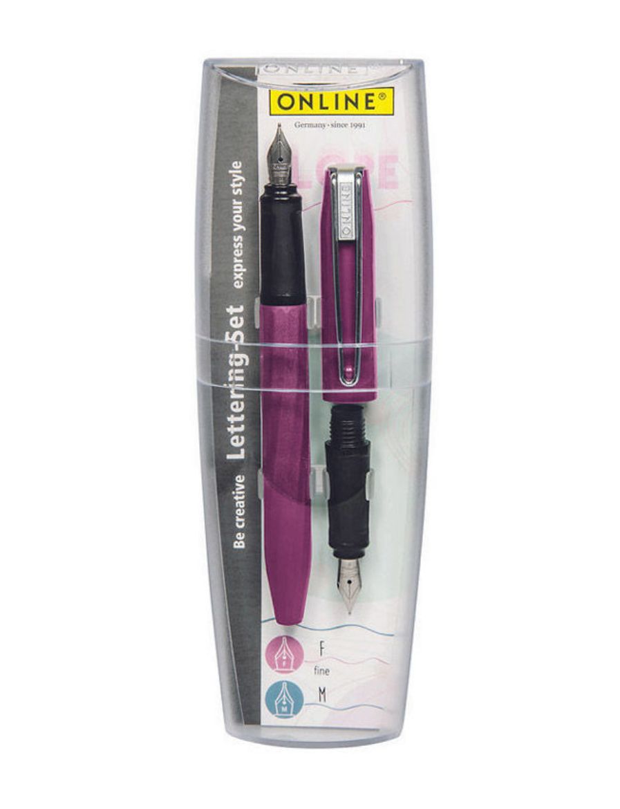 Online Lettering-Set Slope Fuşya Dolma Kalem MF Uç 26096