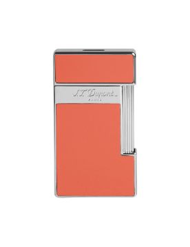S.T. Dupont Slimmy Coral Lacquer and Chrome Çakmak 28006