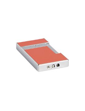 S.T. Dupont Slimmy Coral Lacquer and Chrome Çakmak 28006