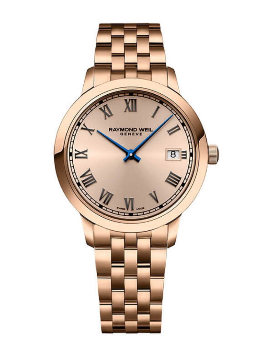 Raymond Weil Toccata Ladies Rose Gold Pvd Quartz Watch 5385-P5-00859