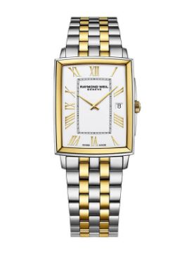 Raymond Weil Toccata Men's Classic Rectangular Two-Tone Watch 5425-STP-00308