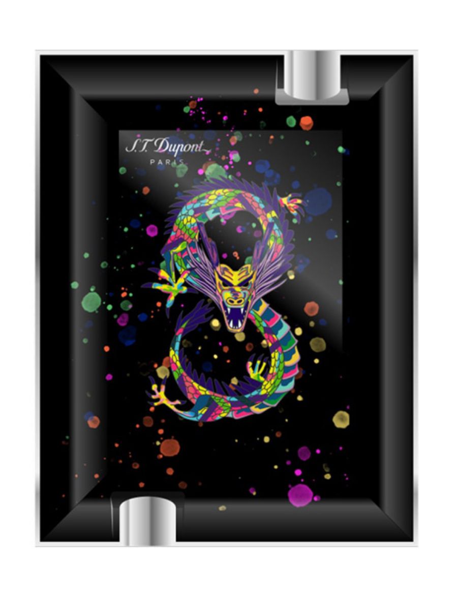 S.T. Dupont Dragon Black Ashtray Puro Küllüğü 6487