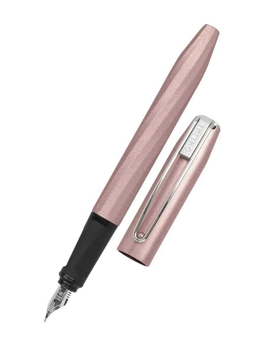 Online Slope Metalik Gül Roller Kalem 26136/3D 