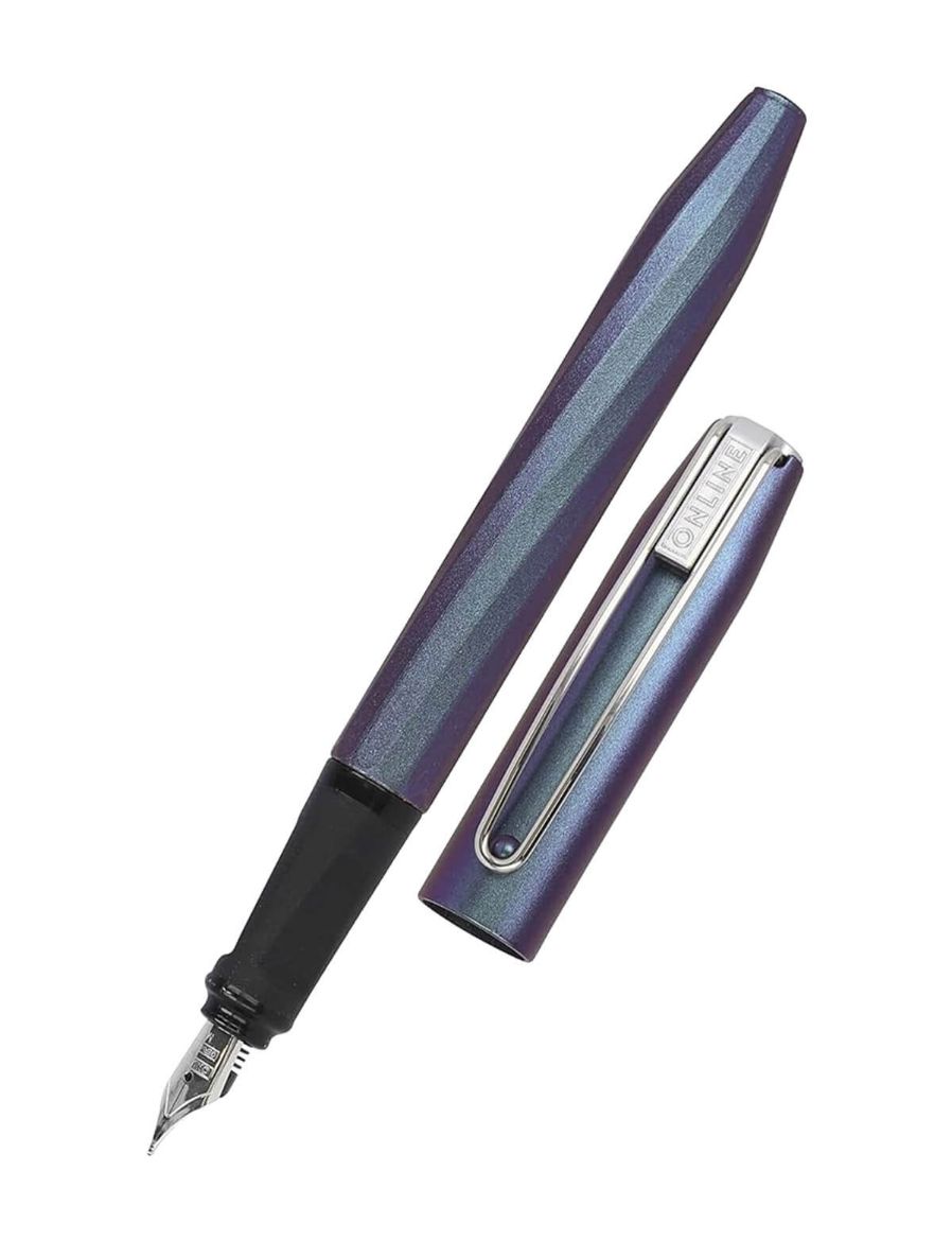 Online Slope Metalik Leylak Dolma Kalem M 26129/3D 