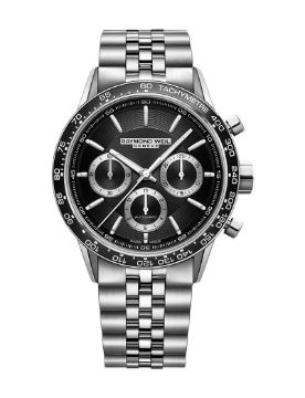 Raymond Weil Men's Chronograph Tri-Compax Bracelet Watch 7741-ST1-20021
