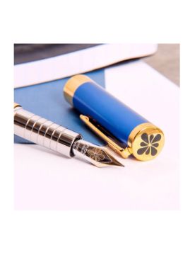 Diplomat Nexus Mavi-Altın Dolma Kalem - M Uç D40504015