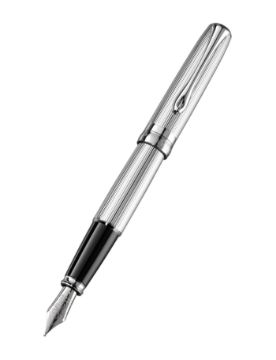 Diplomat Excellence A2 Guilloche Krom Dolma Kalem - M Uç D40207025