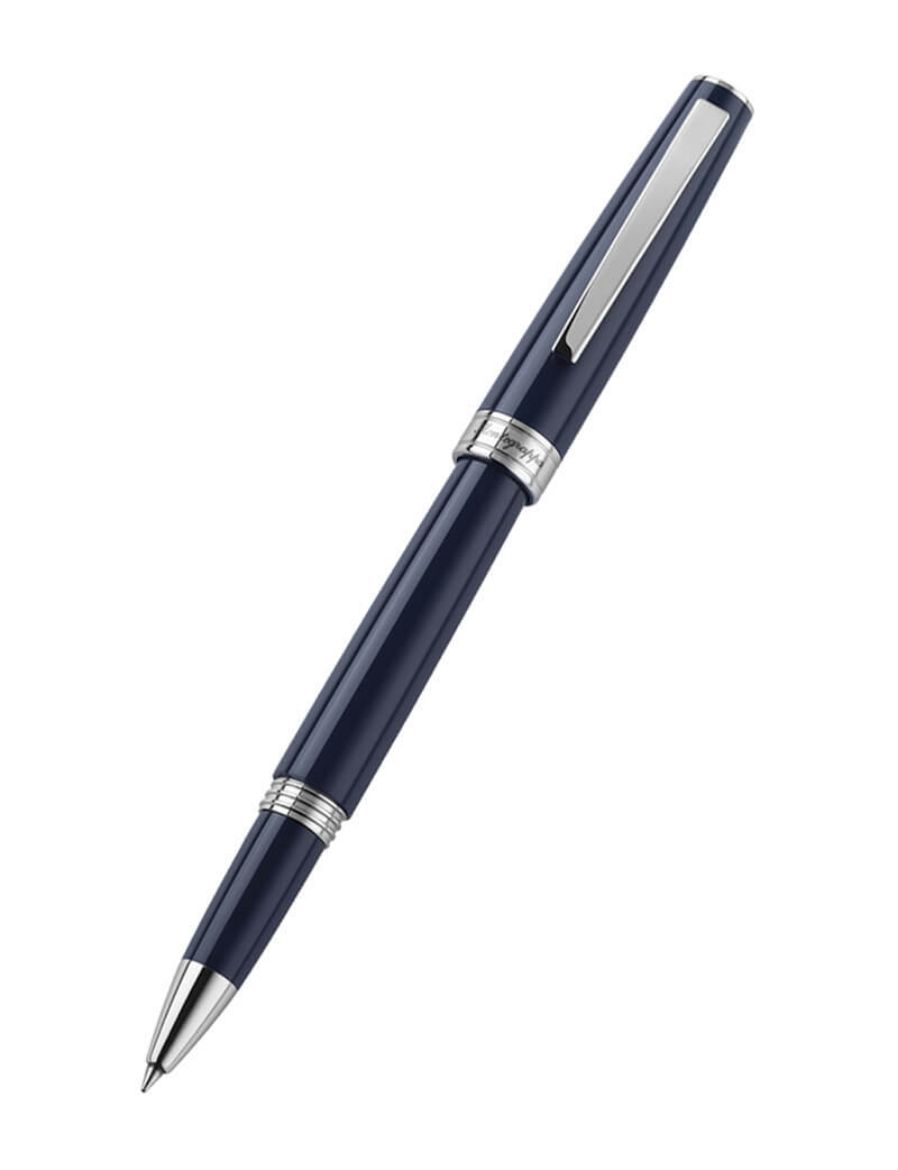 Montegrappa Armonia Greatness Starts Small Lacivert Roller Kalem ISA1RRAD