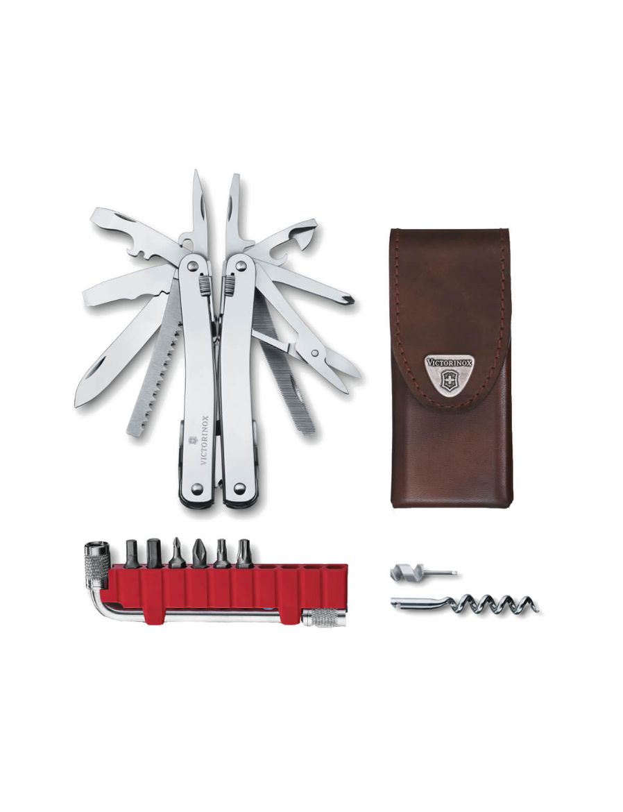 Victorinox Spirit X Plus Swisstool Deri Kılıflı VT 3.0235.L