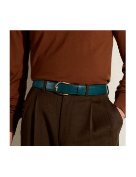 Montblanc Dönüştürülebilir Kıbrıs Mavi / Siyah Deri Kemer 199116