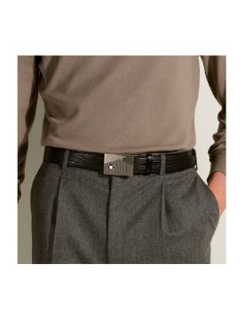 Montblanc Siyah Deri Kemer 199092