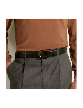 Montblanc Siyah Deri Kemer 199090