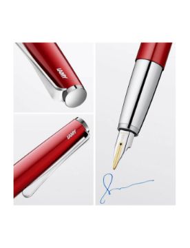 Lamy Studio Piano Parlak Kırmızı Dolma Kalem - M Uç 68PG-M